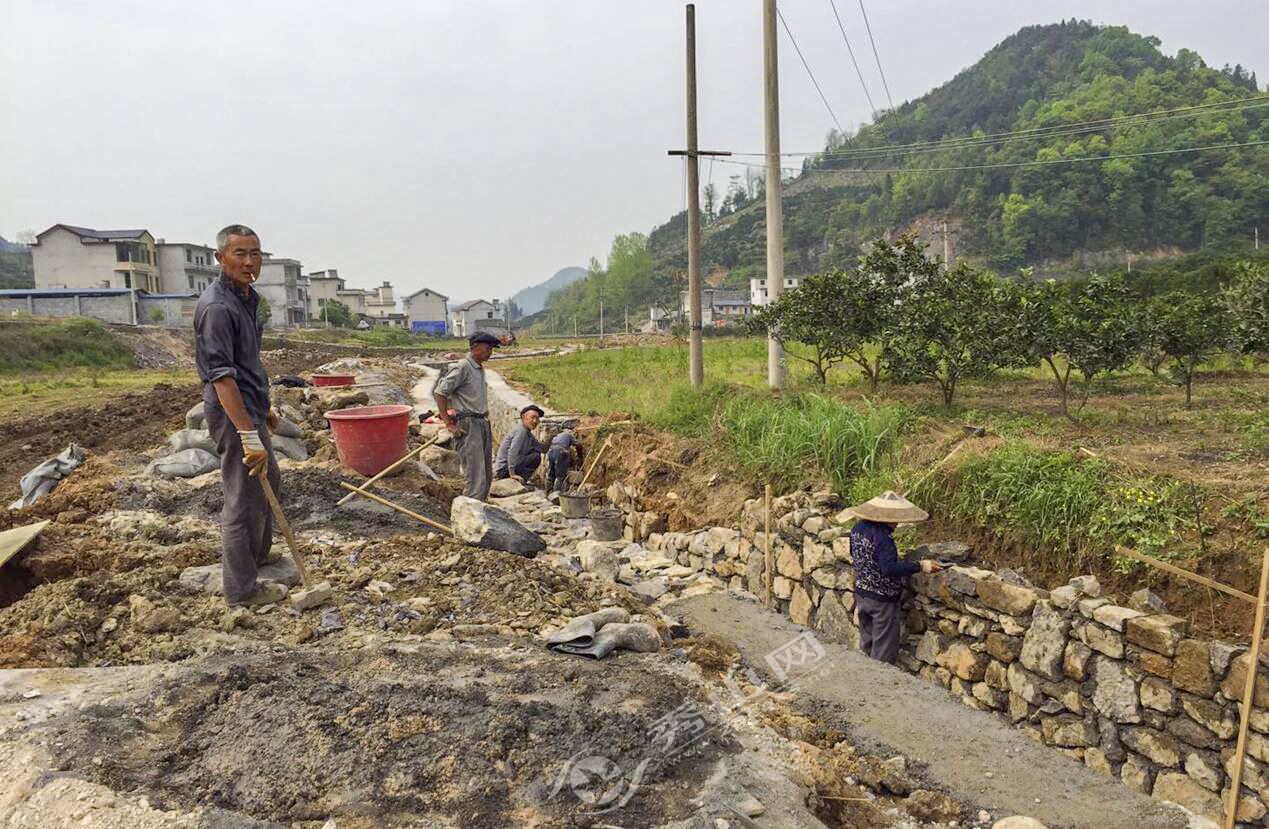 洪安修水渠夯实农业基础 助力乡村振兴-秀山网